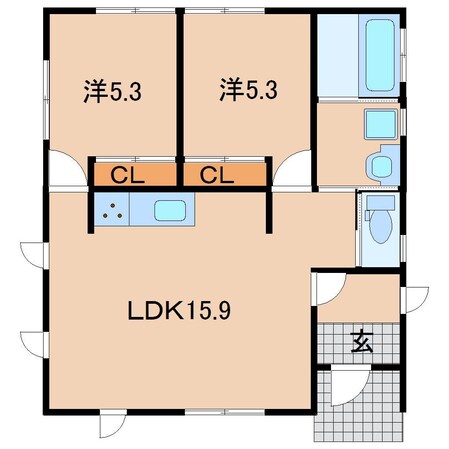 Ｋ－ヴィレッジの物件間取画像